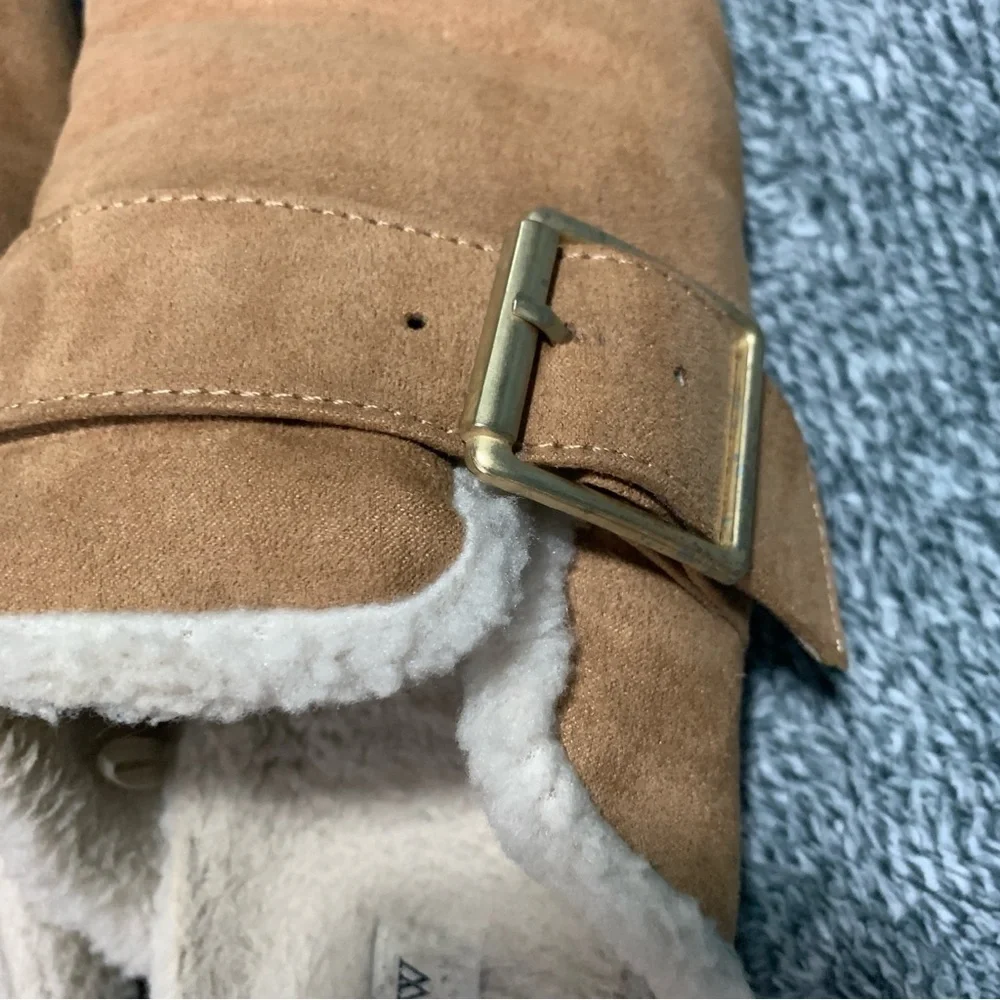 J. CREW - Sueded Sherpa Mules